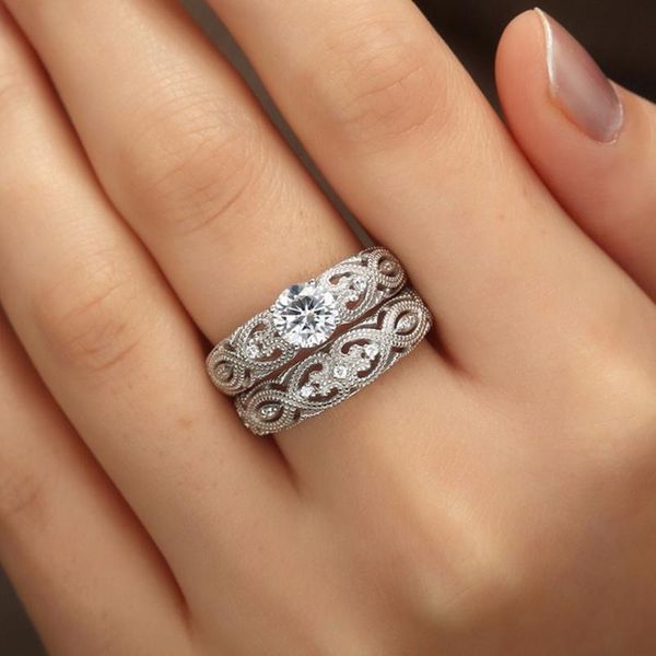wedding rings mossovy zircon engagement for women rhinestone size 5 8 11 13 silver couple ring female jewelry anillos mujer, Slivery;golden
wedding rings mossovy zircon engagement for women rhinestone size 5 8 11 13 silver couple ring female jewelry anillos mujer, Slivery;golden