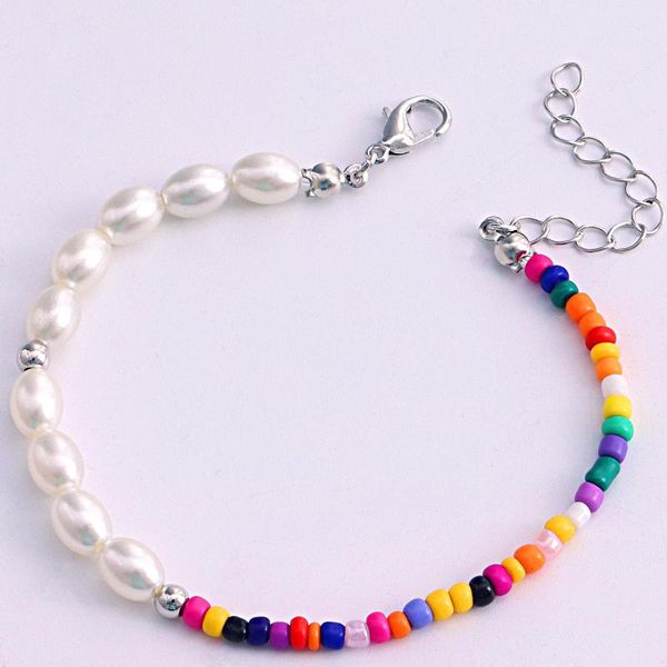 charm bracelets boho women jewelry polymer clay summer beach freshwater baroque pearl bracelet heishi beads stainless steel chain, Golden;silver
charm bracelets boho women jewelry polymer clay summer beach freshwater baroque pearl bracelet heishi beads stainless steel chain, Golden;silver