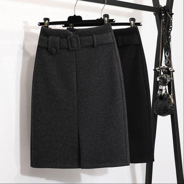 autumn winter wool pencil women skirt high waist casual party knee length slim cashmere mini a293, Black
autumn winter wool pencil women skirt high waist casual party knee length slim cashmere mini a293, Black