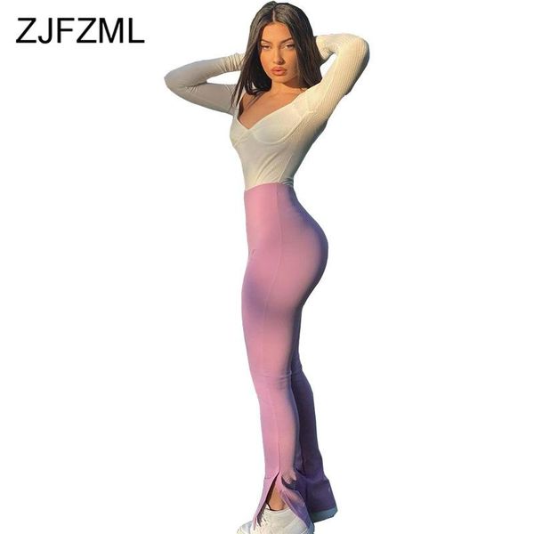 black white split hem casual bodycon trouser women high waist elastic club party pant elegant push up bell bottom sweatpant women's pan
black white split hem casual bodycon trouser women high waist elastic club party pant elegant push up bell bottom sweatpant women's pan