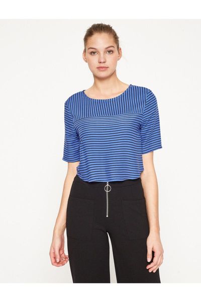 koton women blue striped blouse 7 yal61503 women's blouses & shirts, White
koton women blue striped blouse 7 yal61503 women's blouses & shirts, White