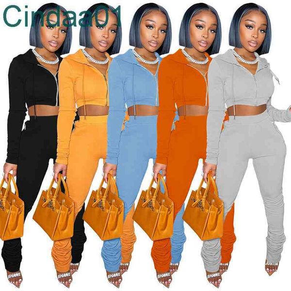 women tracksuits two piece set designer push sweatsuits outfits hoddies sweater zipper jacket stacked sleeve pants exposed navel sportwear, Gray
women tracksuits two piece set designer push sweatsuits outfits hoddies sweater zipper jacket stacked sleeve pants exposed navel sportwear, Gray