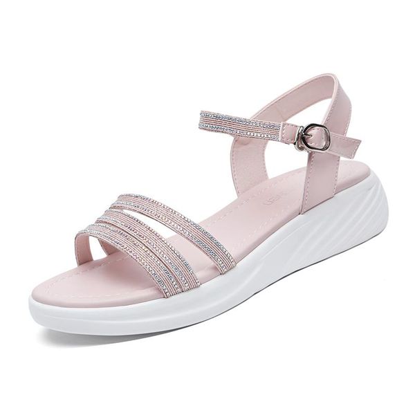 sandals open toe platform sandals, flat buckle solid color shoes for women, women's, Black
sandals open toe platform sandals, flat buckle solid color shoes for women, women's, Black