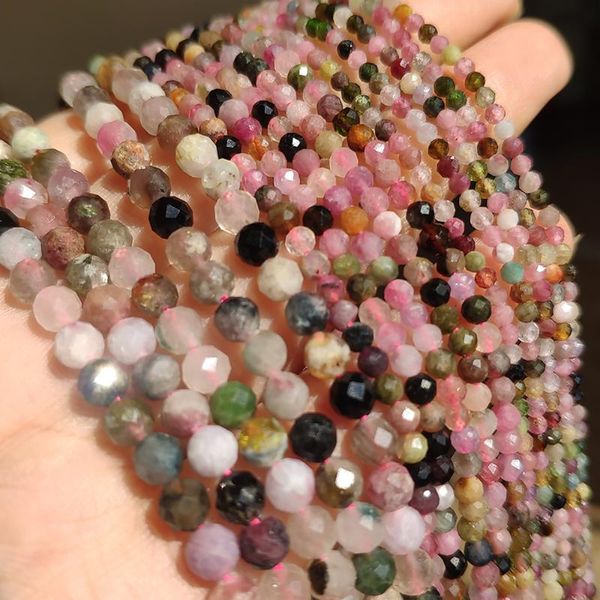 other natural tourmaline stone beads round faceted loose mineral for jewelry making handmade waistbeads women gift 2/3/4mm
other natural tourmaline stone beads round faceted loose mineral for jewelry making handmade waistbeads women gift 2/3/4mm