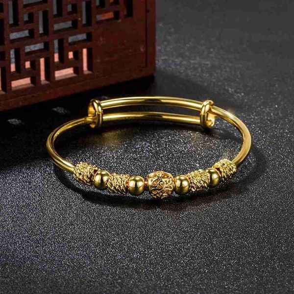 bangle gold-plated nine round bead bracelet linglong ball transfer lantern push-pull, Black
bangle gold-plated nine round bead bracelet linglong ball transfer lantern push-pull, Black