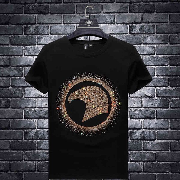 fashion t shirt 2021 summer drill men's short sleeve large loose casual wear base shirt round neck, White;black
fashion t shirt 2021 summer drill men's short sleeve large loose casual wear base shirt round neck, White;black