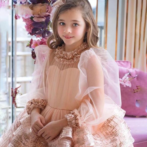 girl's dresses charming flowers girls tulle pleat o-neck full sleeve zipper ball gowns novia do 2021 party, Red;yellow
girl's dresses charming flowers girls tulle pleat o-neck full sleeve zipper ball gowns novia do 2021 party, Red;yellow