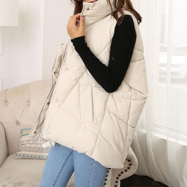women's vests autumn winter women mandarin collar sleeveless vest coat waistcoat female cotton warm jacket ladies casual z914, Black;white
women's vests autumn winter women mandarin collar sleeveless vest coat waistcoat female cotton warm jacket ladies casual z914, Black;white