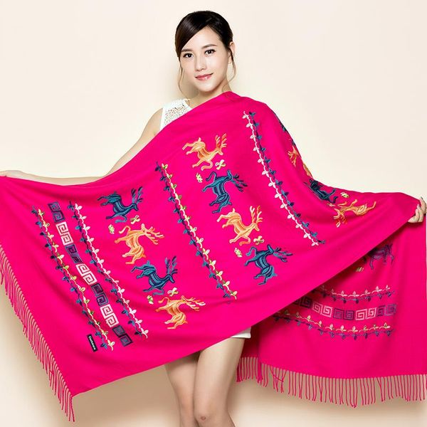 scarves embroidery shawl vintage women floral scarf wrap oversize 200*70cm soft retro edging thicking blanket, Blue;gray
scarves embroidery shawl vintage women floral scarf wrap oversize 200*70cm soft retro edging thicking blanket, Blue;gray