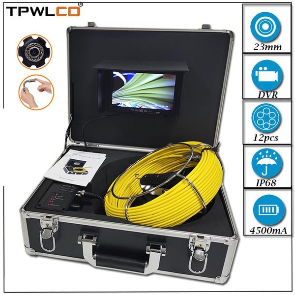 cameras 7" lcd display sewer inspection camera system with dvr function 23mm pipeline endoscope viewing angle 120degree 20m cable
cameras 7" lcd display sewer inspection camera system with dvr function 23mm pipeline endoscope viewing angle 120degree 20m cable