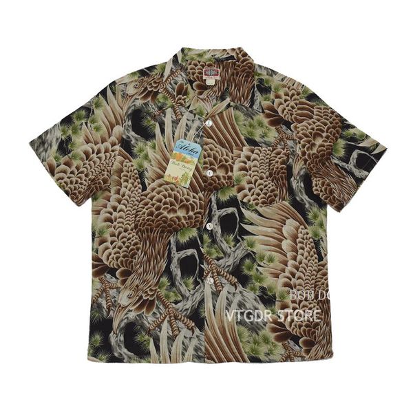 big bob falcon hawaiian shirts retro cotton-flax loop collar short sleeve men's casual, White;black
big bob falcon hawaiian shirts retro cotton-flax loop collar short sleeve men's casual, White;black