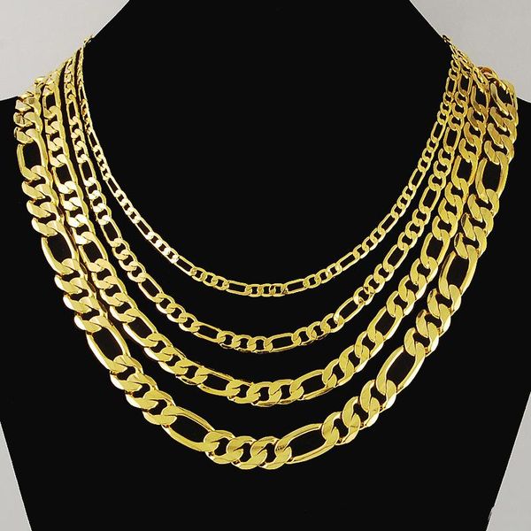 chains 24k gold gp necklace for men,pure color 4mm/ 6mm / 8mm figaro chain necklace,fashion women men drop, Silver
chains 24k gold gp necklace for men,pure color 4mm/ 6mm / 8mm figaro chain necklace,fashion women men drop, Silver