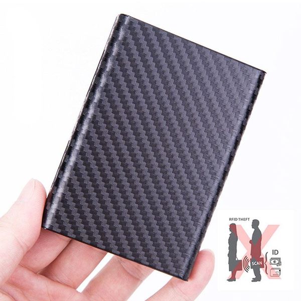card holders super light rfid anti-scan box case aluminum carbon fiber men housekeeper holder purse women fashion cover bag, Brown;gray
card holders super light rfid anti-scan box case aluminum carbon fiber men housekeeper holder purse women fashion cover bag, Brown;gray