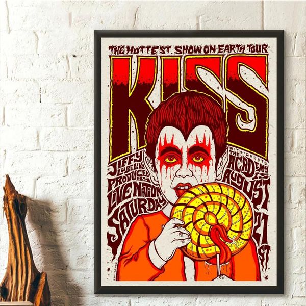 paintings kiss vintage music art poster canvas prints home decoration wall painting (no frame)
paintings kiss vintage music art poster canvas prints home decoration wall painting (no frame)