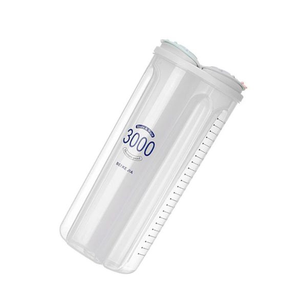 1pc cereal storage container transparent 4 compartment dried sealed can bottles & jars
1pc cereal storage container transparent 4 compartment dried sealed can bottles & jars