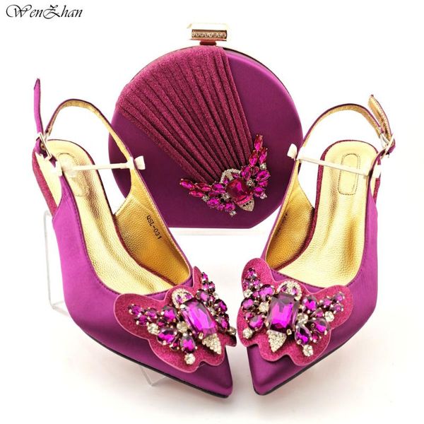 attractive shoes with match bags magenta color decorate rhinestone pu leather sandals for wedding party b13-20 dress, Black
attractive shoes with match bags magenta color decorate rhinestone pu leather sandals for wedding party b13-20 dress, Black