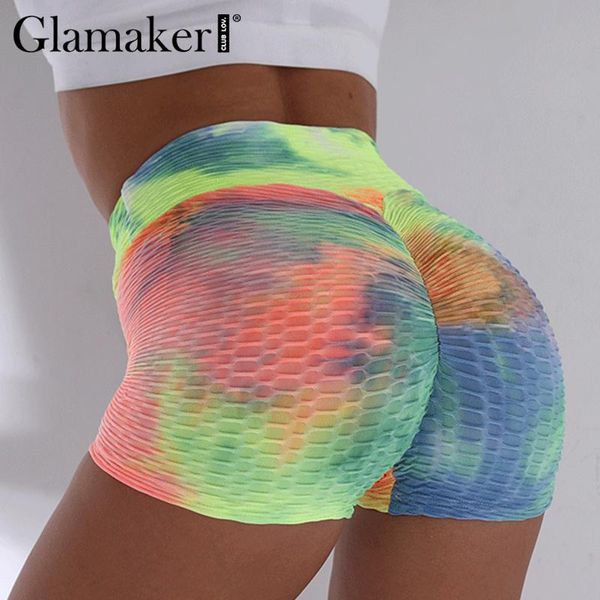 glamaker tie-dye high waist fitness vintage shorts women neon summer sport spandex female black casual short 2021 bottoms women's, White;black
glamaker tie-dye high waist fitness vintage shorts women neon summer sport spandex female black casual short 2021 bottoms women's, White;black