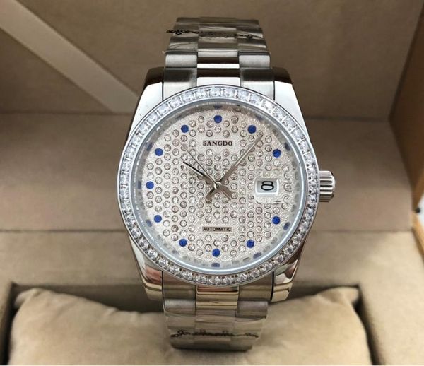 wristwatches 36.5mm sangdo luxury watches 21 jewels automatic self-wind movement mechanical date men's watch gr15-21, Slivery;brown
wristwatches 36.5mm sangdo luxury watches 21 jewels automatic self-wind movement mechanical date men's watch gr15-21, Slivery;brown