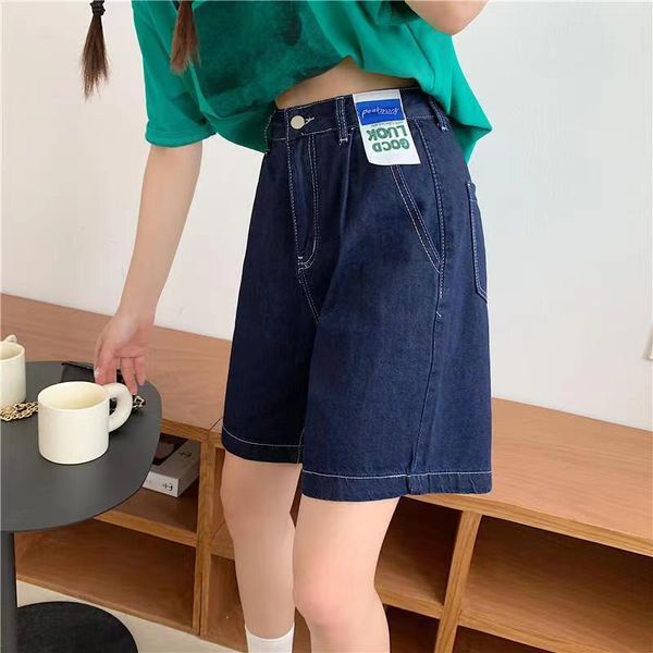 women's shorts summer pipe straight denim since thin waist pants loose spice wide-legged of casual a word 5 minutes, White;black
women's shorts summer pipe straight denim since thin waist pants loose spice wide-legged of casual a word 5 minutes, White;black