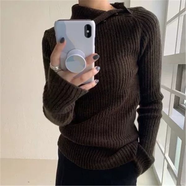 women's sweaters hzirip female lapel sweater, loose solid and chic, for all occasions qadh, White;black
women's sweaters hzirip female lapel sweater, loose solid and chic, for all occasions qadh, White;black