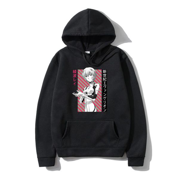 men's hoodies & sweatshirts men/women fashion hip hop long sleeve oversize classic anime ayanami rei clothes kawaii sweatshirt vintag, Black
men's hoodies & sweatshirts men/women fashion hip hop long sleeve oversize classic anime ayanami rei clothes kawaii sweatshirt vintag, Black