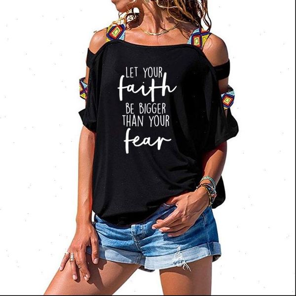 christian shirt womens t shirts let your faith be bigger than fear letter print women short sleeve hollow out, White
christian shirt womens t shirts let your faith be bigger than fear letter print women short sleeve hollow out, White