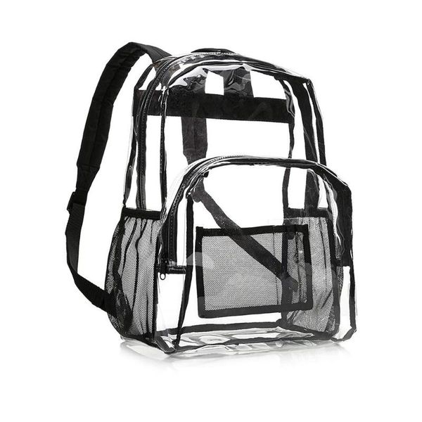 backpack pvc fashion school bag transparent clear backpacks travel bags student storage for outdoor traveling rucksack
backpack pvc fashion school bag transparent clear backpacks travel bags student storage for outdoor traveling rucksack