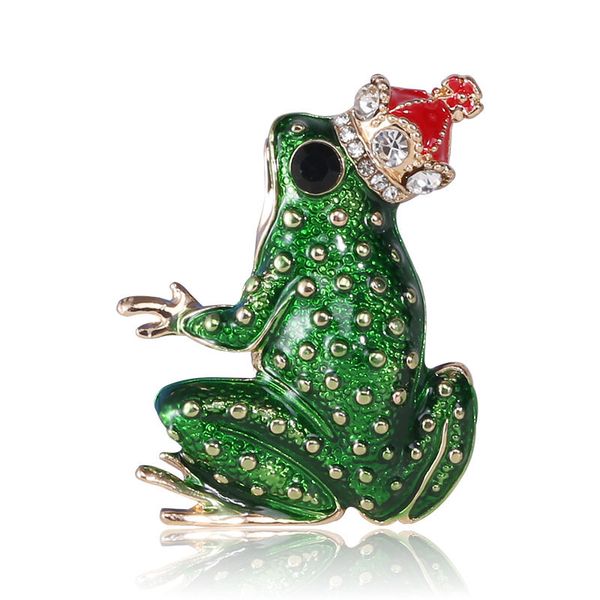 factory new cartoon frog prince creative personality oil dripping animal brooch popular christmas
factory new cartoon frog prince creative personality oil dripping animal brooch popular christmas
