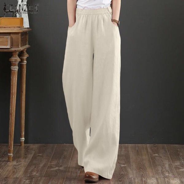 women's pants & capris summer elastic waist solid long women wide leg trousers vintage cotton pantalon casual loose harem palazzo s-5, Black;white
women's pants & capris summer elastic waist solid long women wide leg trousers vintage cotton pantalon casual loose harem palazzo s-5, Black;white
