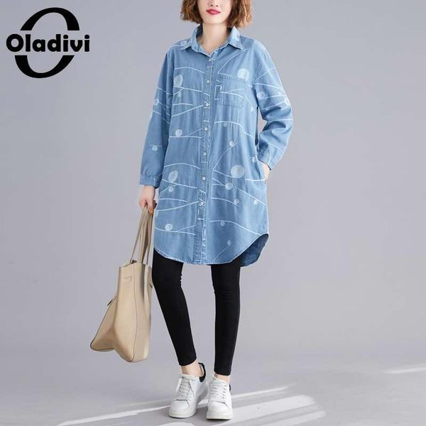 oladivi plus size women korean style embroidery denim blouses autumn fashion casual loose jeans shirt tee tunic blusas 5xl women's & sh, White
oladivi plus size women korean style embroidery denim blouses autumn fashion casual loose jeans shirt tee tunic blusas 5xl women's & sh, White