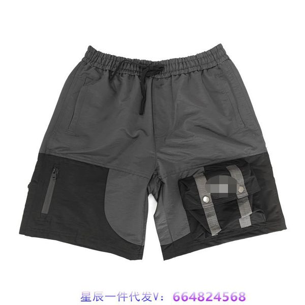 men's shorts 21 summer functional dark style workwear five-point embroidered badge casual pants streetwear, White;black
men's shorts 21 summer functional dark style workwear five-point embroidered badge casual pants streetwear, White;black