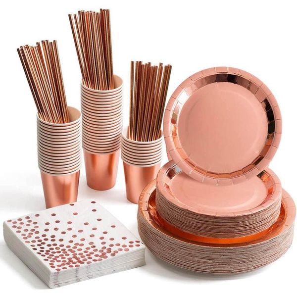 250pcs party supplies, disposable aluminum foil tray and napkin straw set, suitable for 50 people to attend a birthday dinnerware
250pcs party supplies, disposable aluminum foil tray and napkin straw set, suitable for 50 people to attend a birthday dinnerware