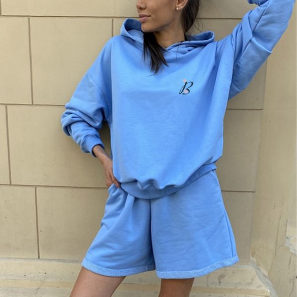 hoodies shorts female suit letter print tracksuit two piece set women long sleeve tracksuits summer women's sportswear sets 210524, White
hoodies shorts female suit letter print tracksuit two piece set women long sleeve tracksuits summer women's sportswear sets 210524, White