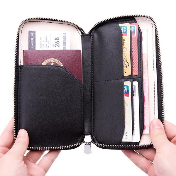 card holders anti-degaussing rfid passport holder for wallet multi-function document, Brown;gray
card holders anti-degaussing rfid passport holder for wallet multi-function document, Brown;gray