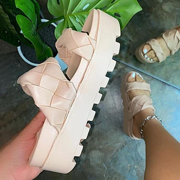 summer platform slippers woman slides outdoor beach shoes women wedge non-slip braid flip flops for ladies zapatos de mujer, Black
summer platform slippers woman slides outdoor beach shoes women wedge non-slip braid flip flops for ladies zapatos de mujer, Black
