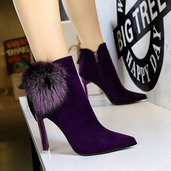 dress shoes inverno botas femininas de cristal salto camurça bico coelho da moda tornozelo sapatos fino 5b2t, Black
dress shoes inverno botas femininas de cristal salto camurça bico coelho da moda tornozelo sapatos fino 5b2t, Black
