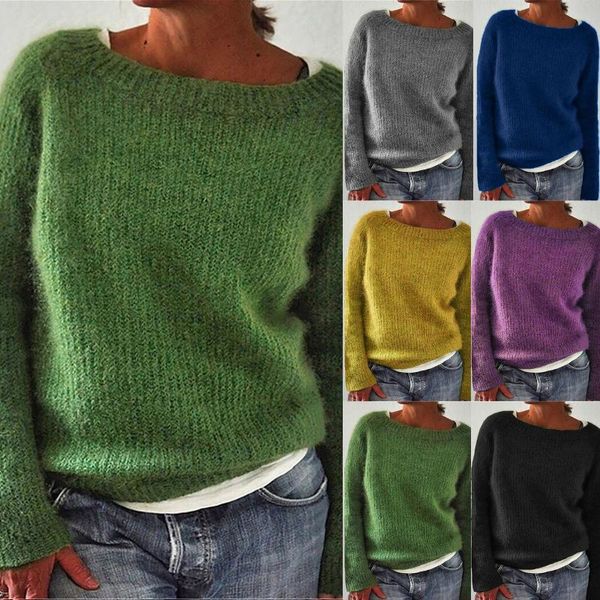 women casual solid knit sweater o-neck long sleeve shirts blouse loose soft pullovers women's clothing female sweaters, White;black
women casual solid knit sweater o-neck long sleeve shirts blouse loose soft pullovers women's clothing female sweaters, White;black