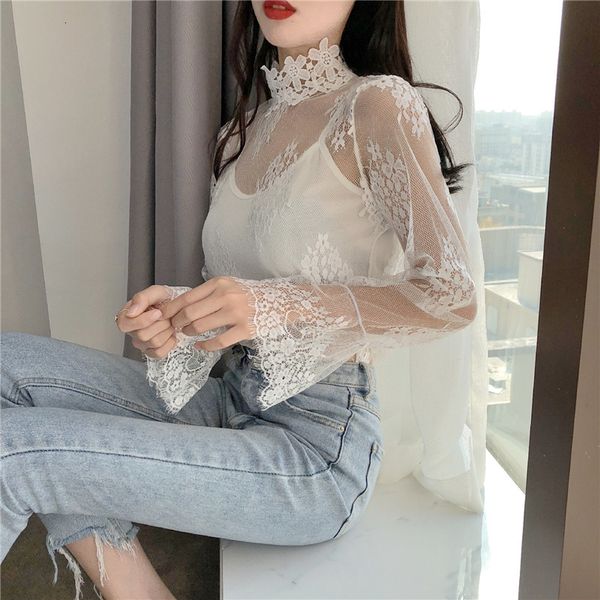 blouses white shirt female long sleeved mesh transparent cut-out blouse girls ladies all-match lace mujer
blouses white shirt female long sleeved mesh transparent cut-out blouse girls ladies all-match lace mujer