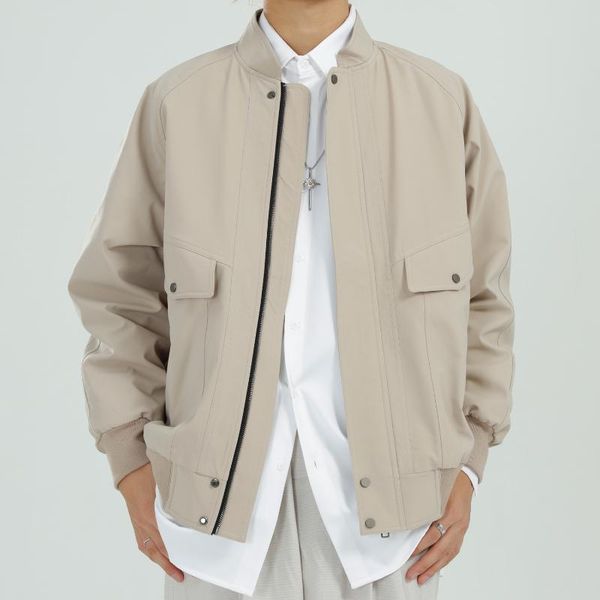 men's clothing | 2021 autumn product loose trend versatile solid color collar work jacket korean version jackets, Black;brown
men's clothing | 2021 autumn product loose trend versatile solid color collar work jacket korean version jackets, Black;brown