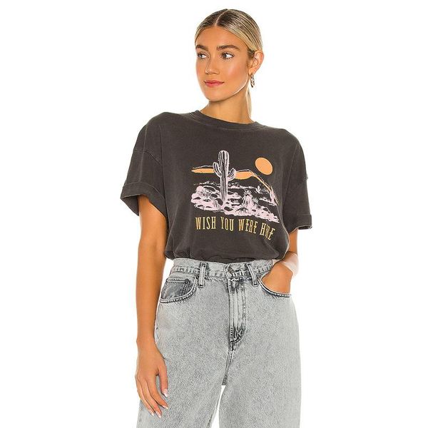 women's t-shirt cactus letter graphic o-neck short sleeve casual funny printed women shirts 2021 summer streetwear loose cotton tees, White
women's t-shirt cactus letter graphic o-neck short sleeve casual funny printed women shirts 2021 summer streetwear loose cotton tees, White