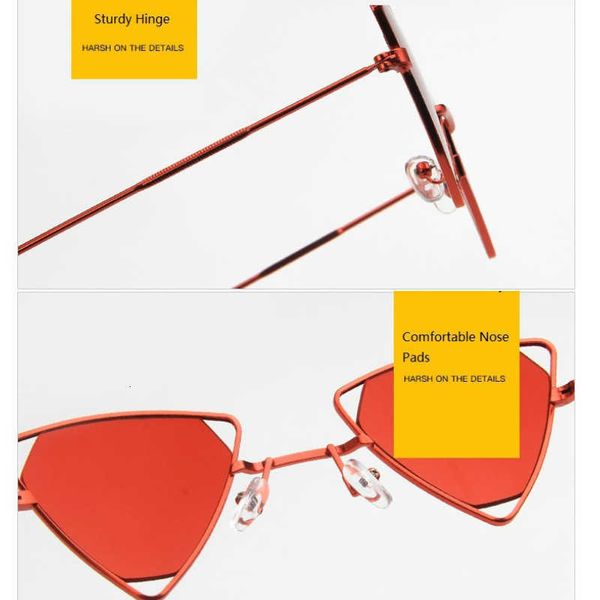 luxury designer sunglasses yoovos 2021 punk women triangle oculos vintage glasses openwork metal frame fashion sun men okulary 0622, White;black
luxury designer sunglasses yoovos 2021 punk women triangle oculos vintage glasses openwork metal frame fashion sun men okulary 0622, White;black