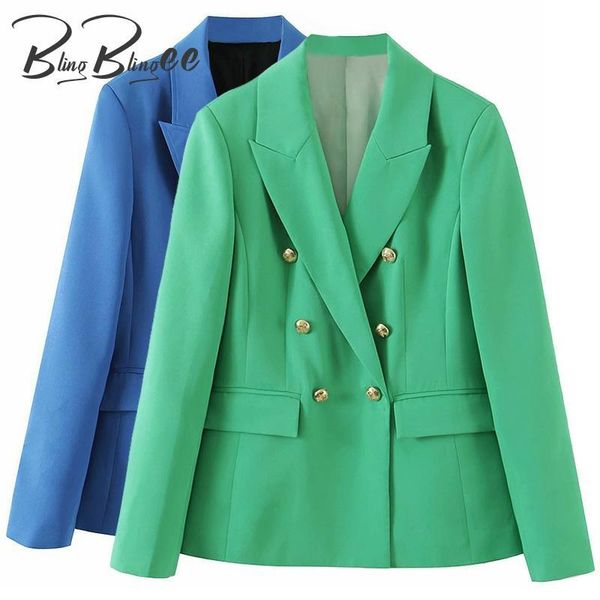 women's suits & blazers blingblingee autumn green jacket woman casual formal notched collar flap pockets double breasted office lady co, White;black
women's suits & blazers blingblingee autumn green jacket woman casual formal notched collar flap pockets double breasted office lady co, White;black