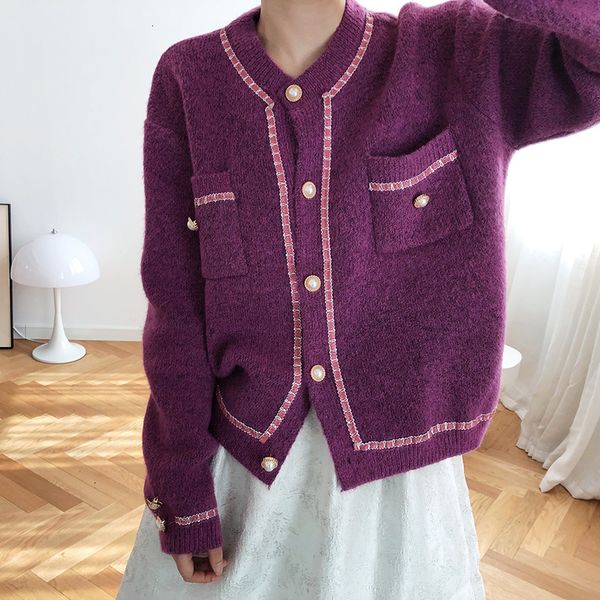 women's knits & tees autumn cardigans coat pearl single-breasted sweater casual kint long sleeve chic outwear a6jh, White
women's knits & tees autumn cardigans coat pearl single-breasted sweater casual kint long sleeve chic outwear a6jh, White