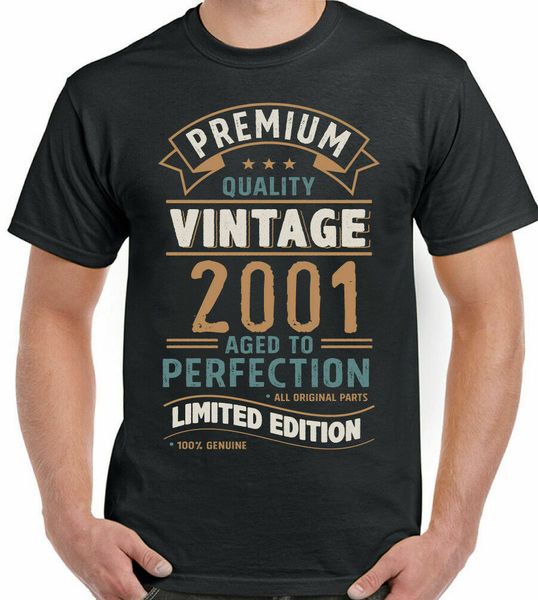 20th compleanno 2001 uomo divertente 20 età vintage anno limited edition, White;black
20th compleanno 2001 uomo divertente 20 età vintage anno limited edition, White;black