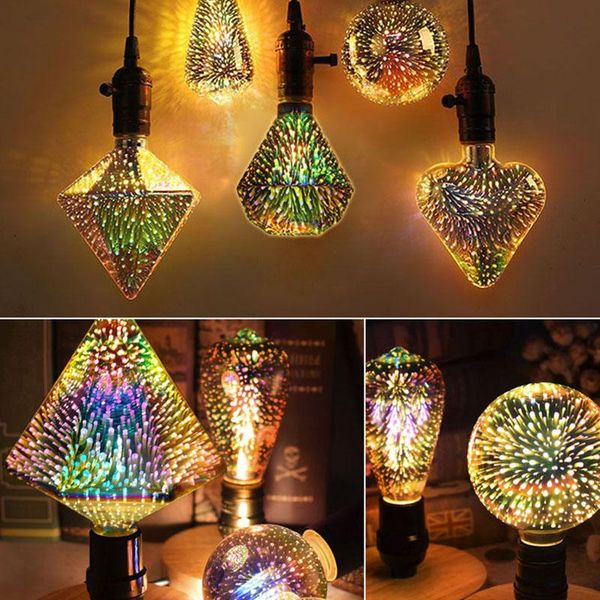 bulbs 3d fireworks bulb decorative light colorful silver-plated glass meteor shower lamp e27 festival decoration
bulbs 3d fireworks bulb decorative light colorful silver-plated glass meteor shower lamp e27 festival decoration