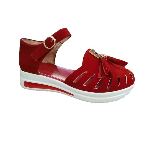 summer shoes women sandals round head wedges plus size casual cover heel gladiator female, Black
summer shoes women sandals round head wedges plus size casual cover heel gladiator female, Black