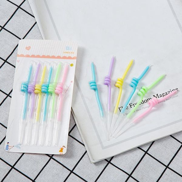 other festive & party supplies 6pcs long curve cake candles mix color birthday wedding
other festive & party supplies 6pcs long curve cake candles mix color birthday wedding