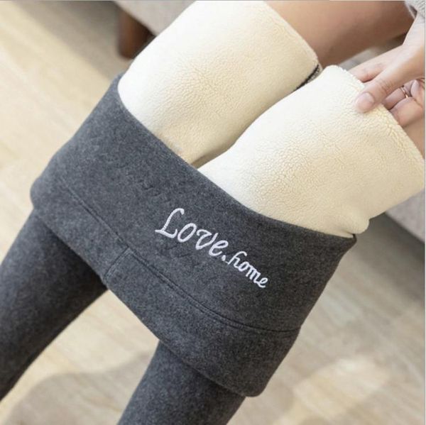 women's leggings women velvet and thick autumn winter lamb cashmere high waist stretch wear warm pants, Black
women's leggings women velvet and thick autumn winter lamb cashmere high waist stretch wear warm pants, Black