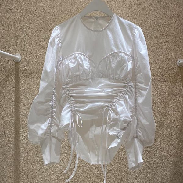 women's blouses & shirts bh03838 fashion 2021 runway luxury european design party style clothing, White
women's blouses & shirts bh03838 fashion 2021 runway luxury european design party style clothing, White