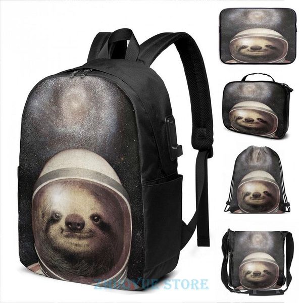 backpack funny graphic print space sloth usb charge men school bags women bag travel laptop
backpack funny graphic print space sloth usb charge men school bags women bag travel laptop